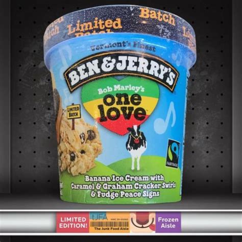 Ben Jerrys Bob Marleys One Love Ice Cream The Junk Food Aisle