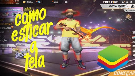 COMO DEIXAR A TELA ESTICADA FREE FIRE E TIRAR O LAG DO JOGO