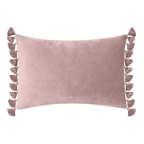 Better Homes Gardens Feather Filled Tassled Velvet Oblong Decorative