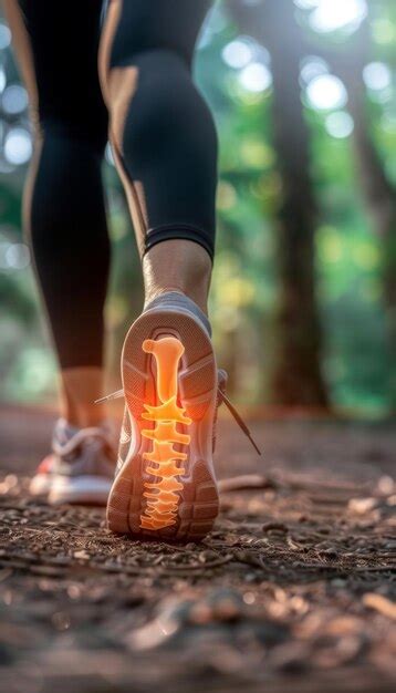 Corredora Lesiona A Panturrilha Torce O Ligamento No Caminho De Terra