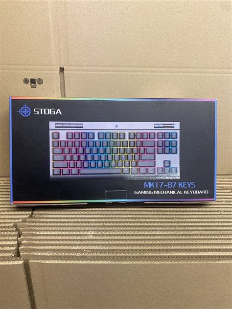 Mechanical Gaming Keyboard Stoga Wired Keyboard With Rgb Led Backlit