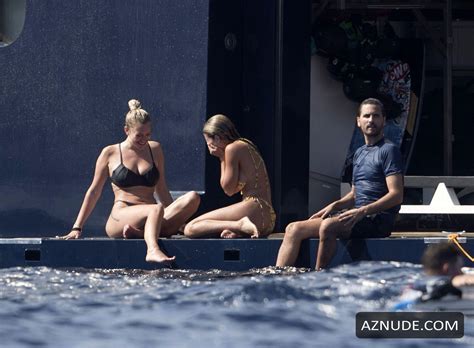 Sofia Richie Shows Off Her Bikini Body On A Yacht In Capri AZNude