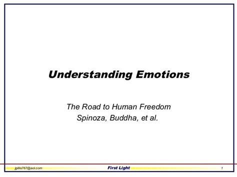 Understanding emotions