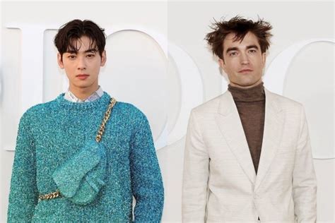 Robert Pattinson Is Flirty With ASTRO S Cha Eunwoo At A Dior Event