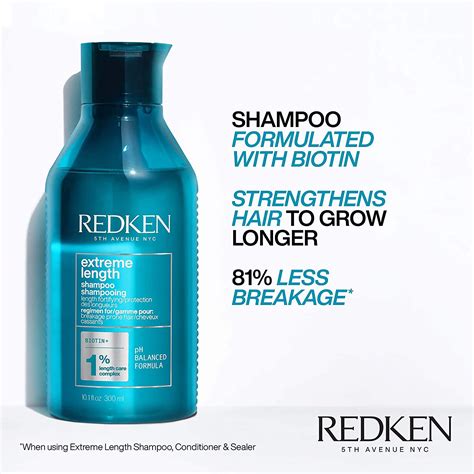 Redken Extreme Length With Biotin Shampoo Planet Beauty