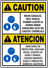 Acid Ppe Signs Get Off Now