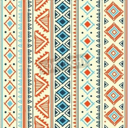 Orange Aqua Tribal Pattern Wallpaper Tribal Pattern Wallpaper Tribal