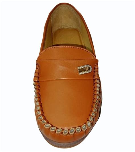 Plain Tan Leather Slip On Loafer Shoes At Rs Pair In New Delhi Id