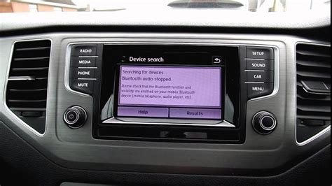 Pairing A Phone With The Volkswagen Composition Media System Youtube