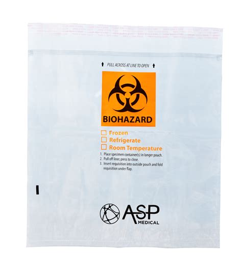 Specimen Bags Laboratory Specimen Transport Bag Asp Medical