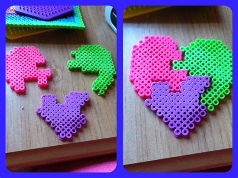 Friendship Heart The Pieces Can Fit Back Together Perler Beads