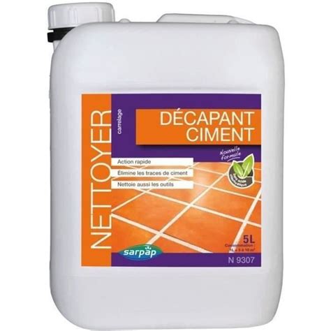 Nettoyant décapant ciment 5 L Cdiscount Au quotidien