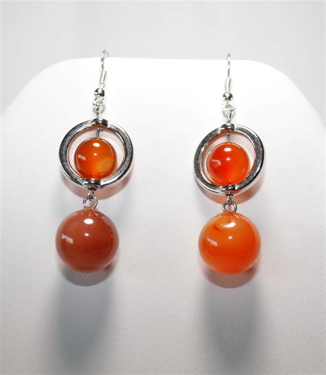 Carnelian Earrings Carnelian Dangle And Drop Earrings Sacral Etsy