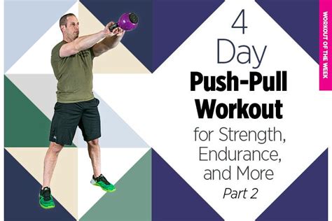 4 Day Push Pull Workout For Strength Endurance And More Part 2 Of 4