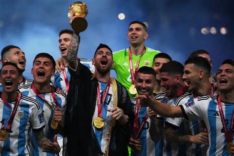 Were Champions Of The World Lionel Messi Leads Argentina To Glory