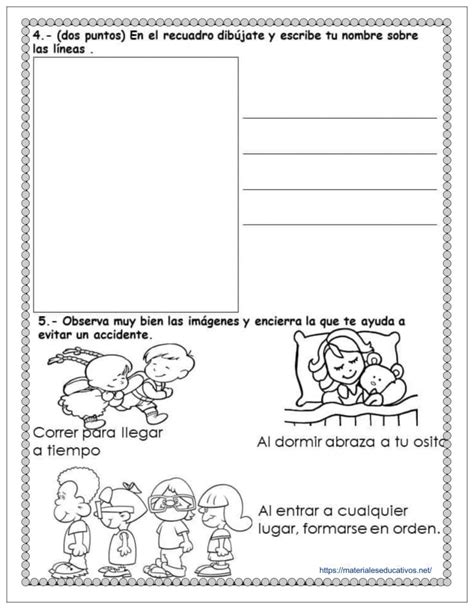 Examen de evaluación primer trimestre 1grado i Material Educativo