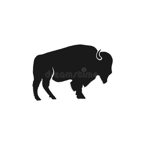 Bison Silhouette Stock Illustrations 12368 Bison Silhouette Stock