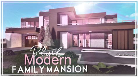 Bloxburg Christmas Blush Modern Mansion