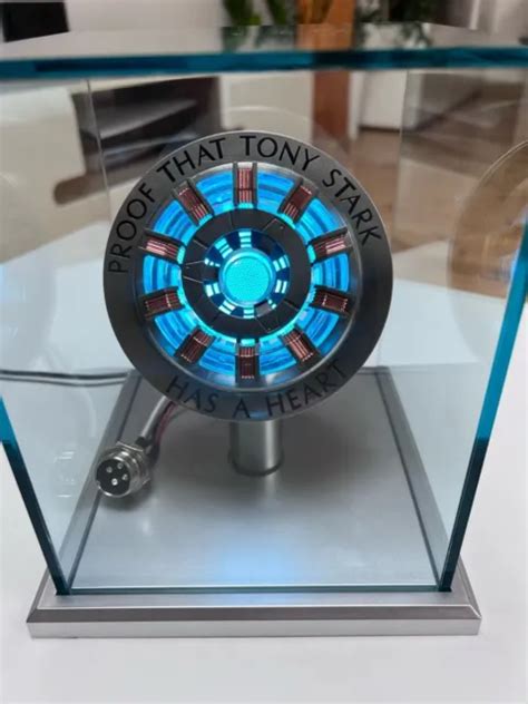 Iron Man Tony Arc Reactor Mk Mk Display Box Figure Model Toy Led