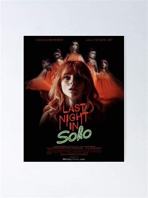 Last Night In Soho Poster 2021 Poster For Sale By Rengokusama