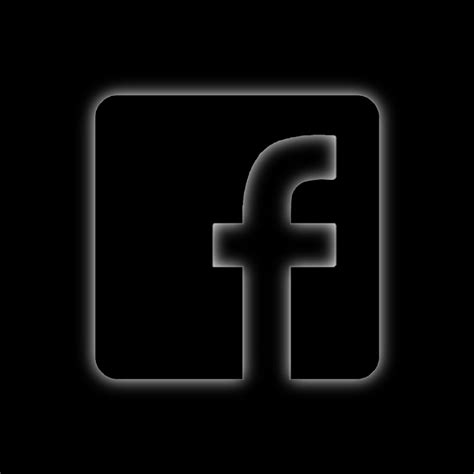 Facebook Logo Black Background