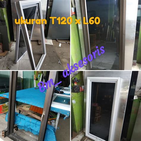 Jual Jendela Aluminium 60x120 Bovenli Casement Murah Promo Shopee