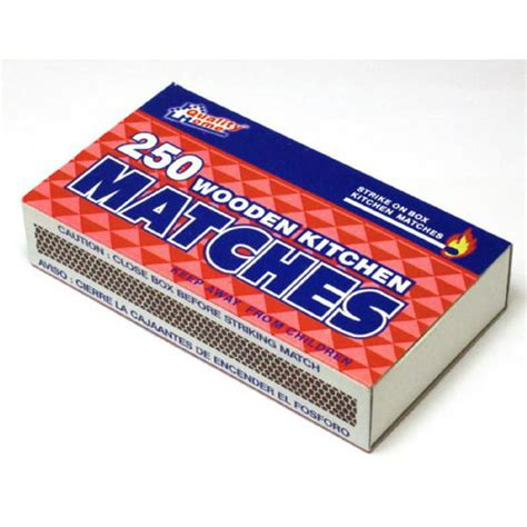 4 Packs Large Matches 250 Count Strike On Box Fire Starter 1000 Matches