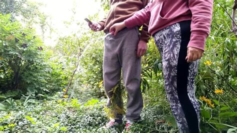 MILF With A Gorgeous Ass In Leggings Helped Me Pee In Nature Pornhub