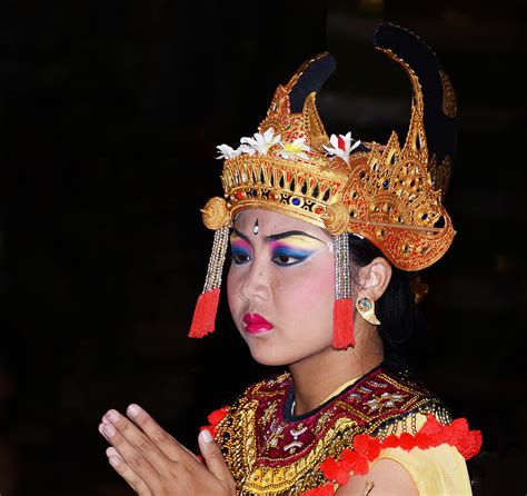 Balinese Dancer During Kecak Dance In Ubud Bali Photograph By Robert