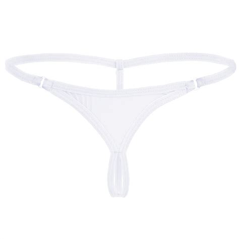 Sexy Women S Pearls Massage G String T Back Thong Briefs Lingerie