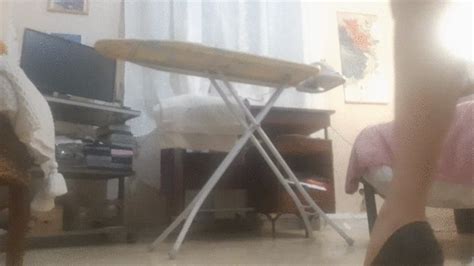 SEXY IRONING SHOWING ASS Kinky Grace Clips4sale