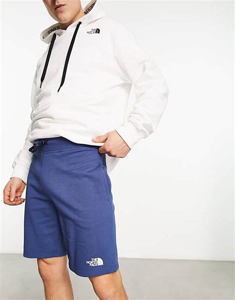 The North Face Standard Lichtgewicht Fleece Short In Marineblauw Asos