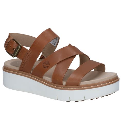 Timberland Safari Dawn Cognac Sandalen Torfsbe Gratis Verzend En