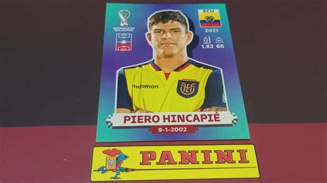 Figurinhas Da Copa Catar Panini Figure Equador Ecu Piero