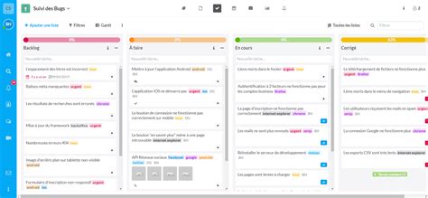 Template Suivi Des Bugs Wimi