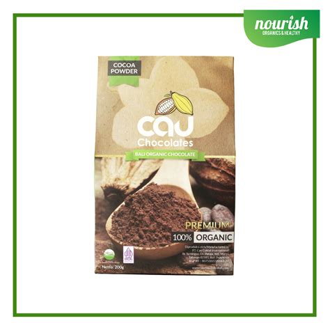 Jual Cau Chocolate Organic Premium Raw Cocoa Powder Gr Halal