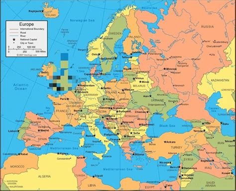 Terrible Maps on Twitter: "A map of Europe with the naughty bits censored"