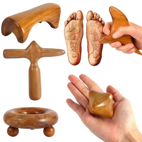 5 Styles Vietnam Fragrant Wood Body Foot Reflexology Acupuncture Thai