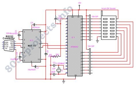 8051 Microcontroller Based Mini Projects With Circuit Diagra