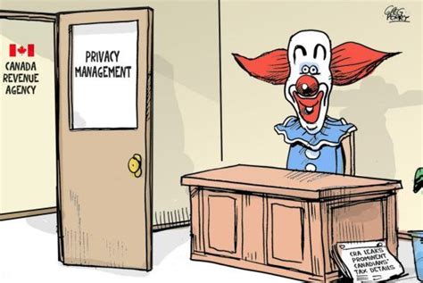 Perry Cra Privacy Manager Toronto Star Editorial Cartoon Cartoon