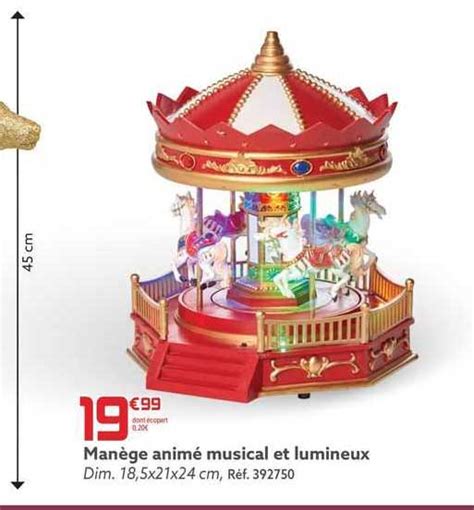 Promo Manège Animé Musical Et Lumineux chez GiFi iCatalogue fr