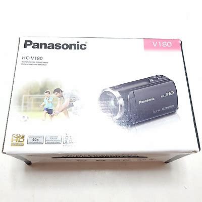 Panasonic HC V180 Full HD Video Camcorder Black NEW EBay