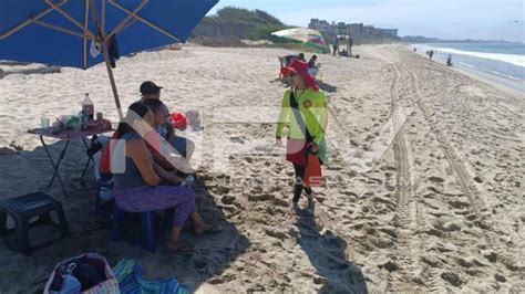 Continúa la bandera amarilla en las playas de Bahía de Banderas por