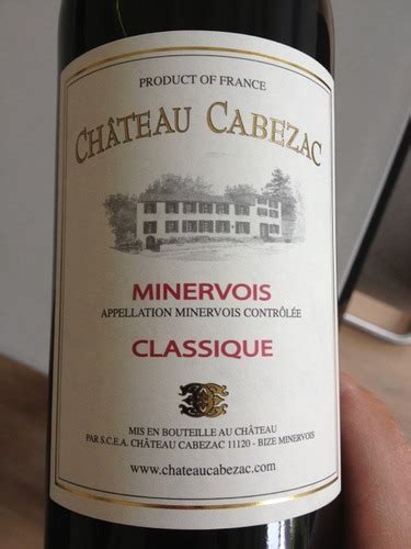 Château Cabezac Classique Minervois Rouge Vivino US