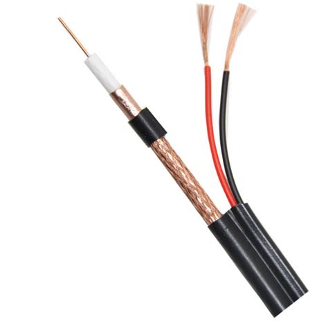 Solid Copper Rg59 2c Coaxial Cable For CCTV Camera China Rg59 Coaxial