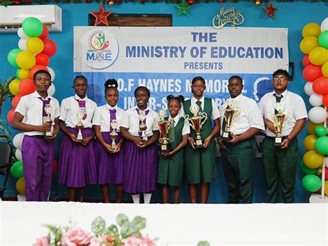 West Demerara Secondary School Emerges Winners The Jof Memorial