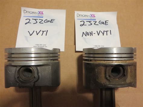 2JZGE VVTi Vs 2JZGE Non VVTi Piston Differences ClubLexus Lexus