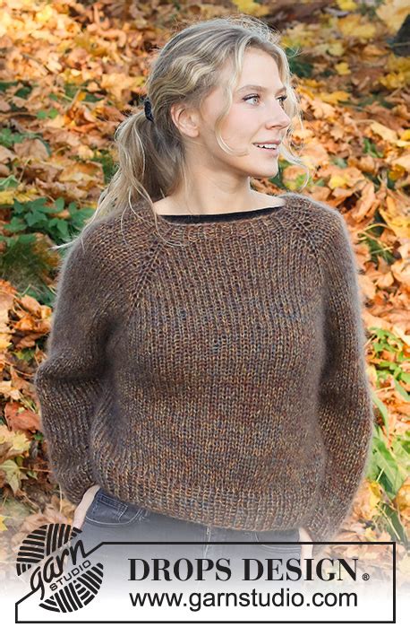 Woodland Sparkle Sweater DROPS 226 2 Gratis stickmönster från DROPS