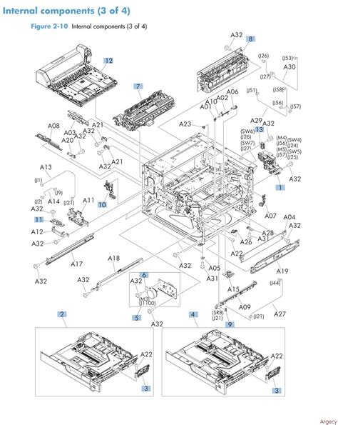 Hp M712 Parts Argecy