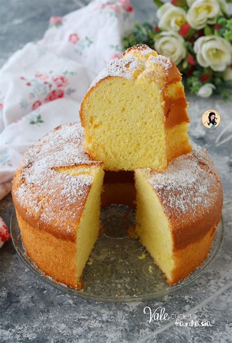 Chiffon Cake All Arancia Ricetta Ciambella Americana Senza Burro